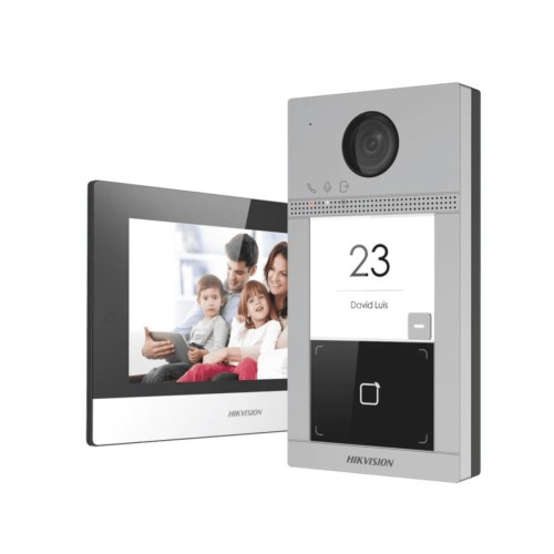 HIKVISION DS-KIS604-P(C) - IP Villa Intercom Kit - WiFi Supported