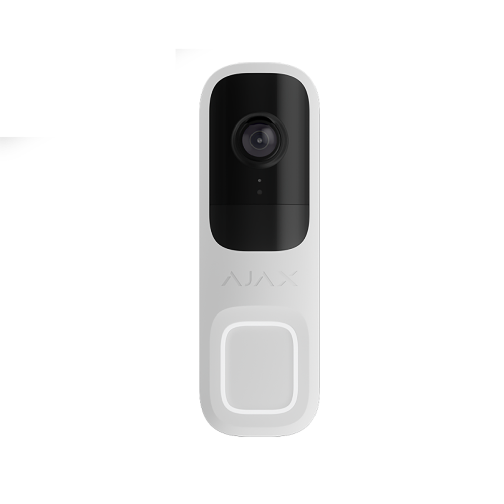 Ajax 4MP Wireless Doorbell - White