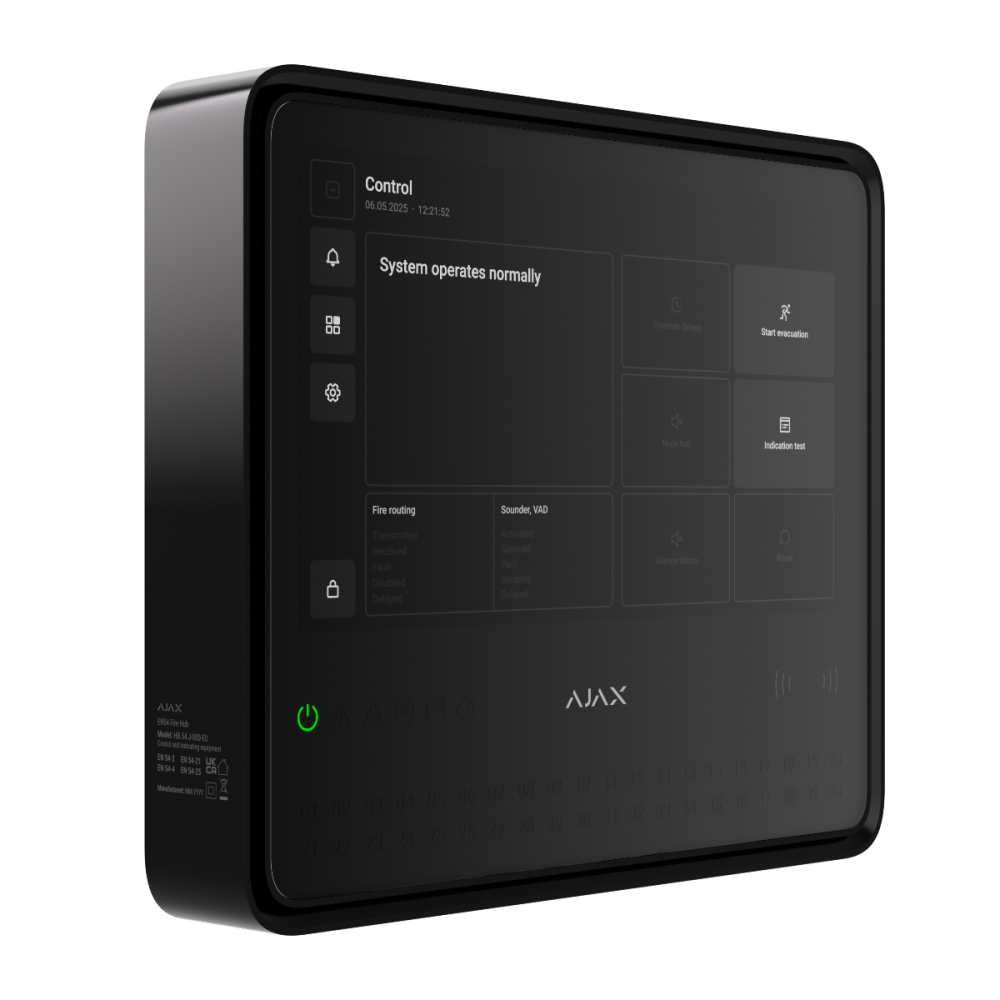 Ajax Fire EN54 Hub - Black