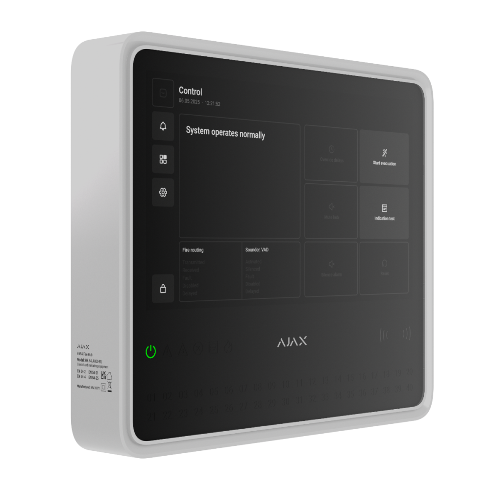 Ajax Fire EN54 Hub - White