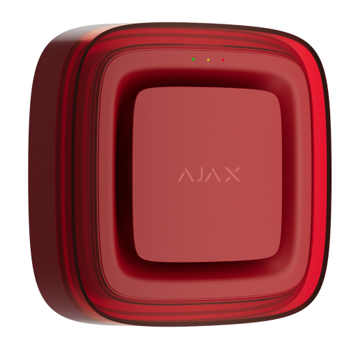 Ajax EN54 FireProtect (VAD) Jeweller – Wireless Visual Alarm Device - Red