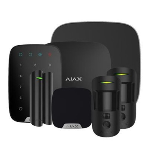 Ajax Hub 2 Kit 3 DoubleDeck - MotionCam - with keypad - Black