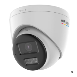 Hikvision DS-2CE72DF3T-LXTS 2MP 2.8mm ColorVu Fixed Turret Camera - Built in Mic - AoC - Speaker