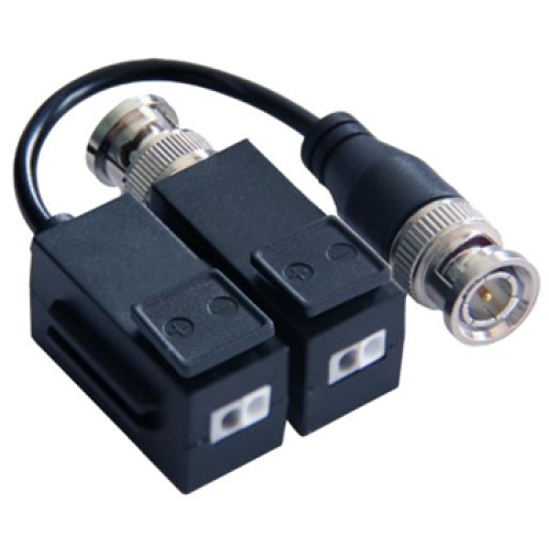 Video Balun Hikvision DS-1H18S/E(C) HD-TVI & POC Cameras (Pack 2)