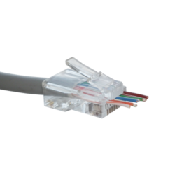 Cat5 EZRJ45C passthrough crimp ends x50 - requires EZRJ45T professional tool