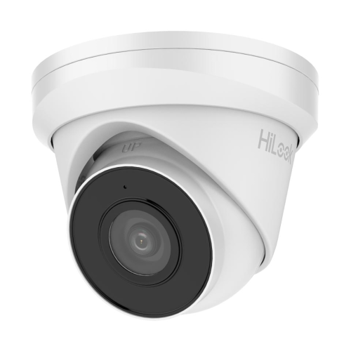 Hilook IP Camera 4MP Smart Hybrid - 30m IR + 30m White Light - IPC-T249HA-LU - 2.8mm - White - ColorVu - Built in Mic