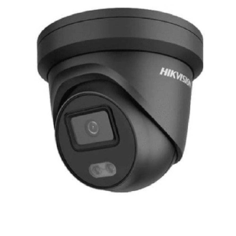 Hikvision DS-2CD2347G2H-LISU/SL BLACK 4MP 2.8mm 30m smart hybrid IR light - mic, two-way audio, alarm, Strobe light
