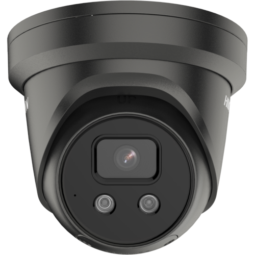 Hikvision DS-2CD2347G2H-LISU/SL BLACK 4MP 2.8mm 30m smart hybrid IR light - mic, two-way audio, alarm, Strobe light