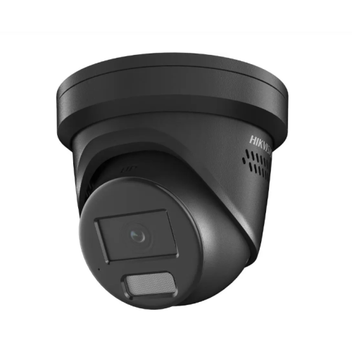 Hikvision DS-2CD2387G2H-LISU/SL BLACK 8MP 2.8mm 30m smart hybrid IR light - mic, two-way audio, alarm, Strobe light