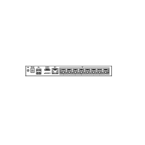 Hikvision DS-E08NI-Q1/8P 8ch 8POE up to 4MP eSSD 2TB - NVR