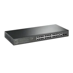 TP-Link - PoE Switch - TL-SG1428PE - 24 port PoE GbE up to 30w per port - Uplink 2x RJ45 2x SFP - 250w