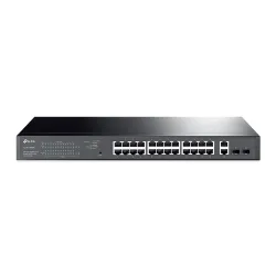 TP-Link - PoE Switch - TL-SG1428PE - 24 port PoE GbE up to 30w per port - Uplink 2x RJ45 2x SFP - 250w
