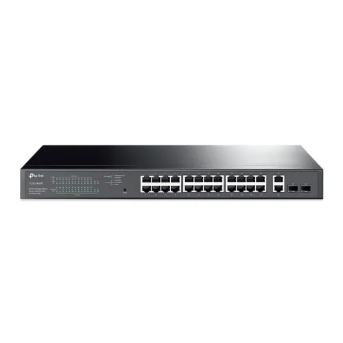 TP-Link - PoE Switch - TL-SG1428PE - 24 port PoE GbE up to 30w per port - Uplink 2x RJ45 2x SFP - 250w