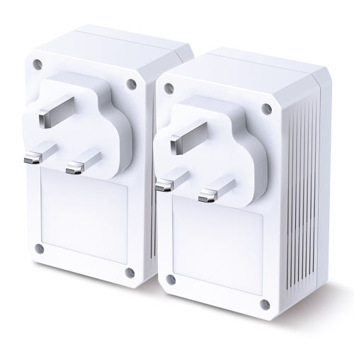 TP Link TL-PA7017P KIT - AV1000 Single Gigabit Passthrough Powerline Starter Kit