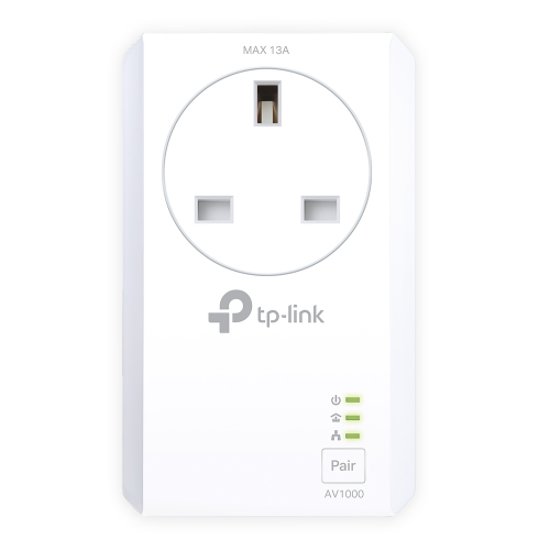 TP Link TL-PA7027P KIT - AV1000 Dual port Gigabit Passthrough Powerline Starter Kit