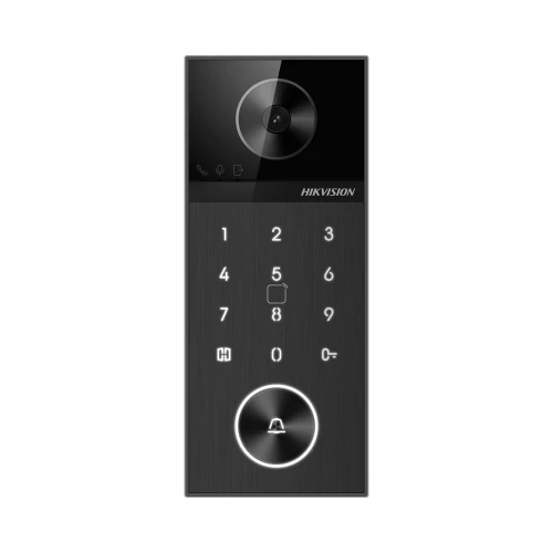 HIKVISION DS-KV6124-WBE1 - Villa Doorstation - Mifare - Pin - Black Finish