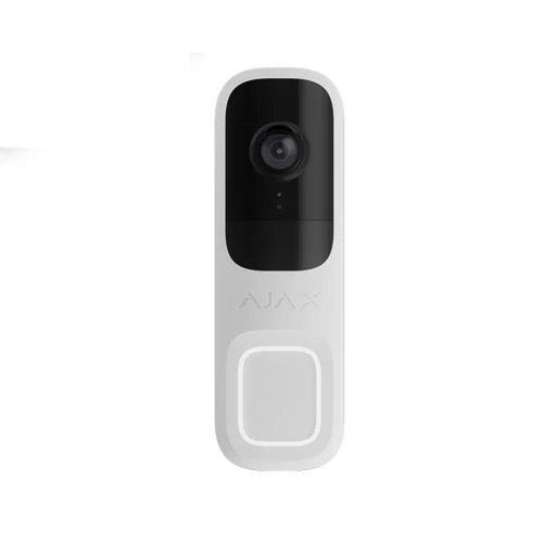 Ajax 4MP Wireless Doorbell - White