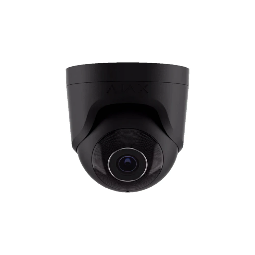 Ajax TurretCam 5MP Hybrid Illumination (HL) 2.8mm Wired IP Turret Camera - Black Ajax TurretCam 5MP Hybrid Illumination (HL) 2.8mm Wired IP Turret Camera - Black