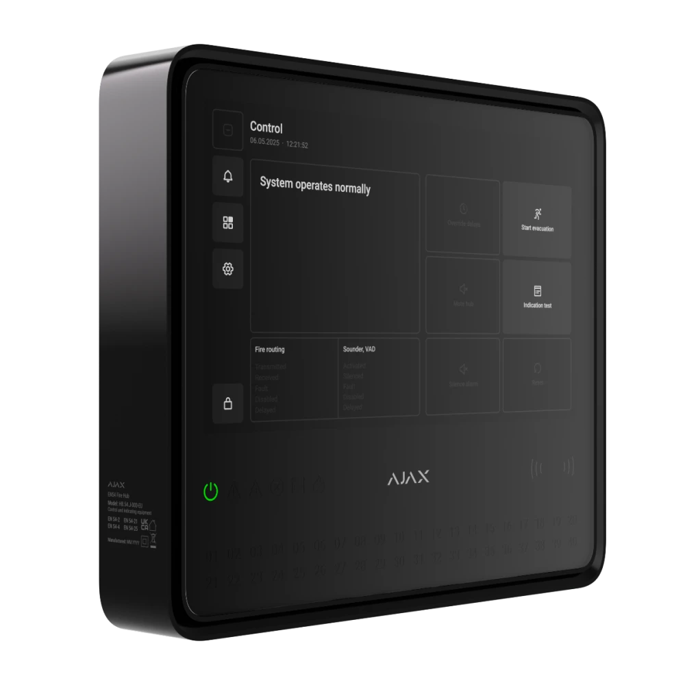 Ajax Fire EN54 Hub - Black