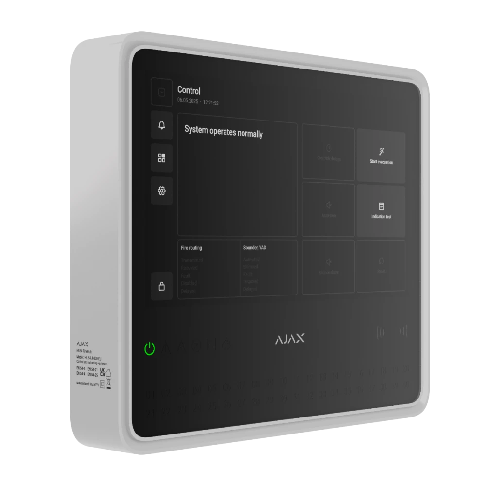 Ajax Fire EN54 Hub - White