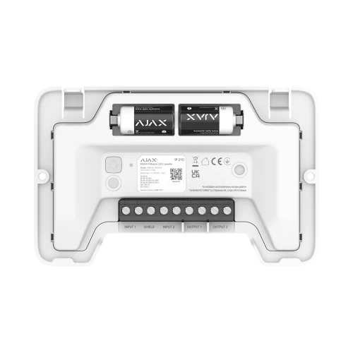 Ajax EN54 I/O Module (2X2) - White Ajax EN54 I/O Module (2X2) - White