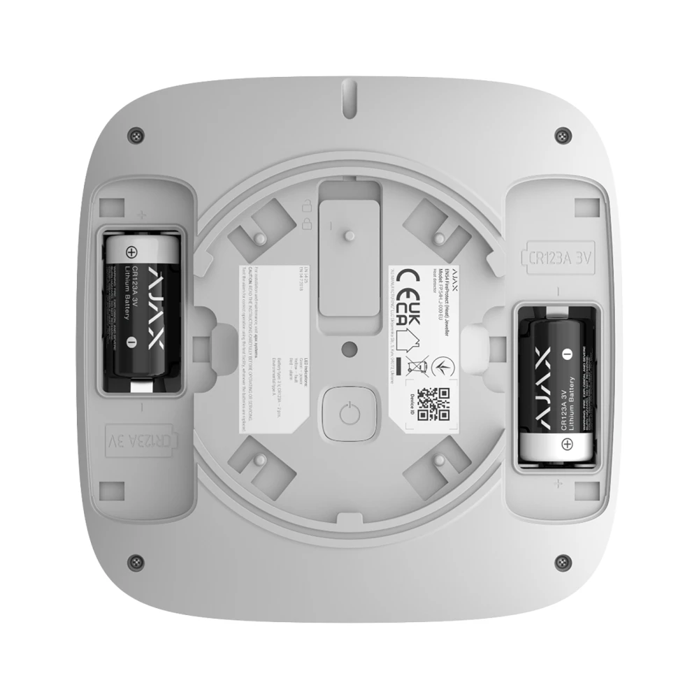 Ajax EN54 FireProtect Smoke/Sounder Jeweller - White Ajax EN54 FireProtect Smoke/Sounder Jeweller - White