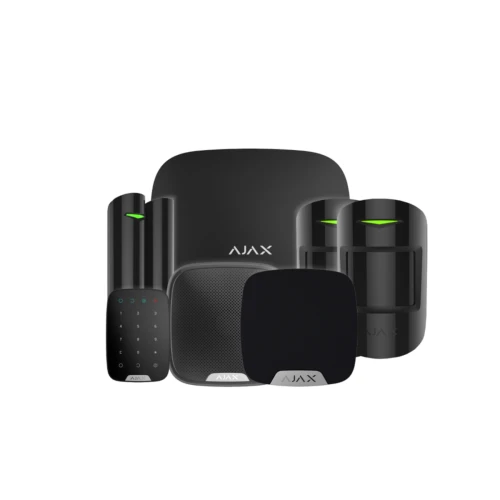 Ajax Hub 2 Kit 4 (Hub2 + 2MPU + DPU + KPP + HSU + SS DD) 35656.117.BL1- Black