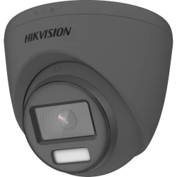 Hikvision DS-2CE72UF3T-LSYE Black 4K 8MP 2.8mm 40m ColorVu/IR Smart Hybrid Dual-light Fixed Turret Camera - POC, AOC