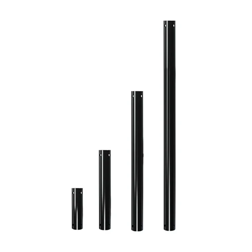 B-tech BT7850-050/B - 50mm Diameter Pole - 0.5m length - Black