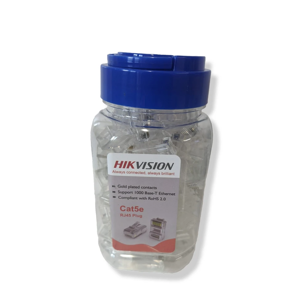 Cat5 Hikvision DS-1M5EUA-30U crimp ends x100