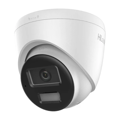 Hilook IP Camera 8MP Smart Hybrid Light - IPC-T280HA-LUF/SL - 2.8mm - White - Built in Mic - Speaker - Strobe Light