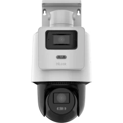 HiLook IP PT Camera PTZ-N2D400M-DE/14(2.8/8mm) TandemVu 4MP+4MP Fixed Lens POE PT Camera 