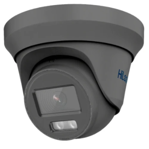 Hilook HD-TVI Analogue Camera - 3K - ColorVu - THC-T259-MS GREY - 2.8mm - White - Built in Mic