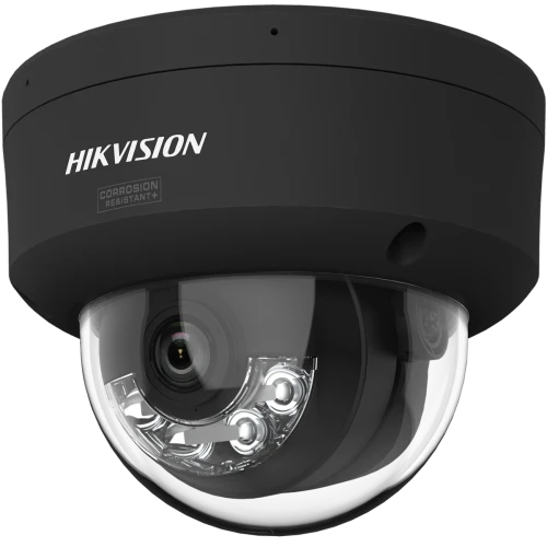 Hikvision DS-2CD2147G3-LIS2UY Black 4MP 2.8mm 30m smart hybrid light with Colorvu with built in Dual-Mic - AcuSense 3.0