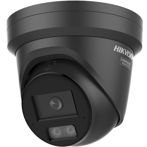 Hikvision DS-2CD2347G3-LI2UY BLACK 4MP 2.8mm 30m smart hybrid light with Colorvu with built in Dual-Mic - AcuSense 3.0