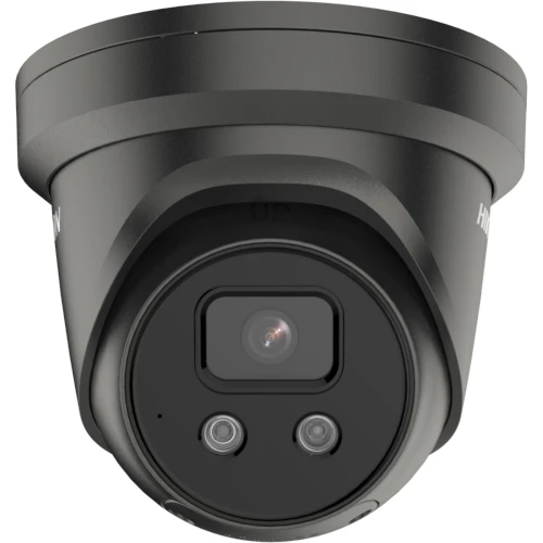 *Special* Hikvision DS-2CD2347G2H-LISU/SL BLACK 4MP 2.8mm 30m smart hybrid IR light - mic, two-way audio, alarm, Strobe light