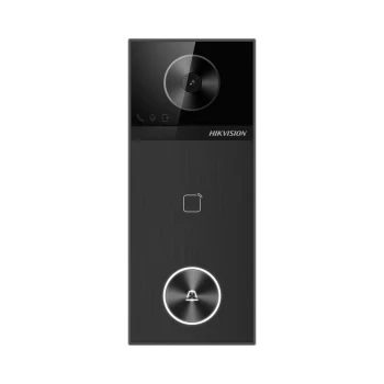 HIKVISION DS-KV6114-WBE1 - Villa Doorstation - Mifare - Bluetooth - Black Finish