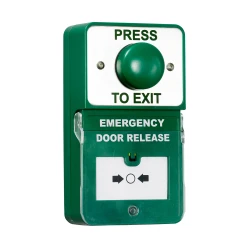 RGL DU-GB/PTE Green Button + Break Glass Emergency Release - Internal