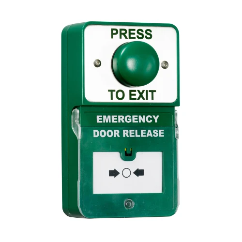 RGL DU-GB/PTE Green Button + Break Glass Emergency Release - Internal